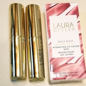 🦋 Laura Geller Jelly Balm Lipstick Duo (in Brick House & In The Buff)